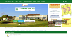 Desktop Screenshot of frintongolfclub.com